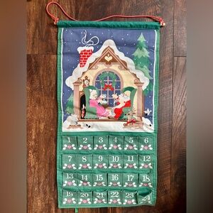 Vintage 1987 Avon Countdown to Christmas Advent Calendar NO MOUSE Santa